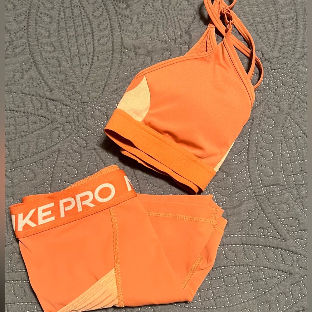 Nike Pro Dri Fit Matching Set, Size Small
